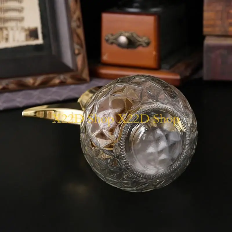 X22D Artistic Middle Eastern Glass Water Container with Hand Blowing Design Glass Water Dispenser Suitable for Drink