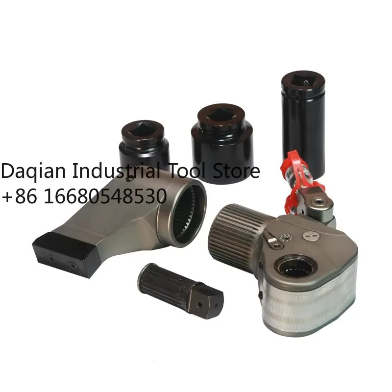 L5s BSW-5 700 Bar/ 10000 Psi Square Drive Hydraulic Torque Wrench with Rachat Sockets, Bolt Tools