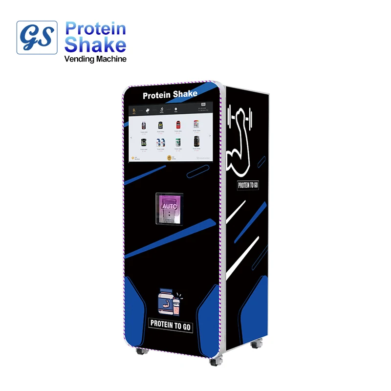 27-inch Touch Screen Commercial Protein Shake Vending Machine For Gym Cold Mixed Drink Vending Machine For Protein Shake