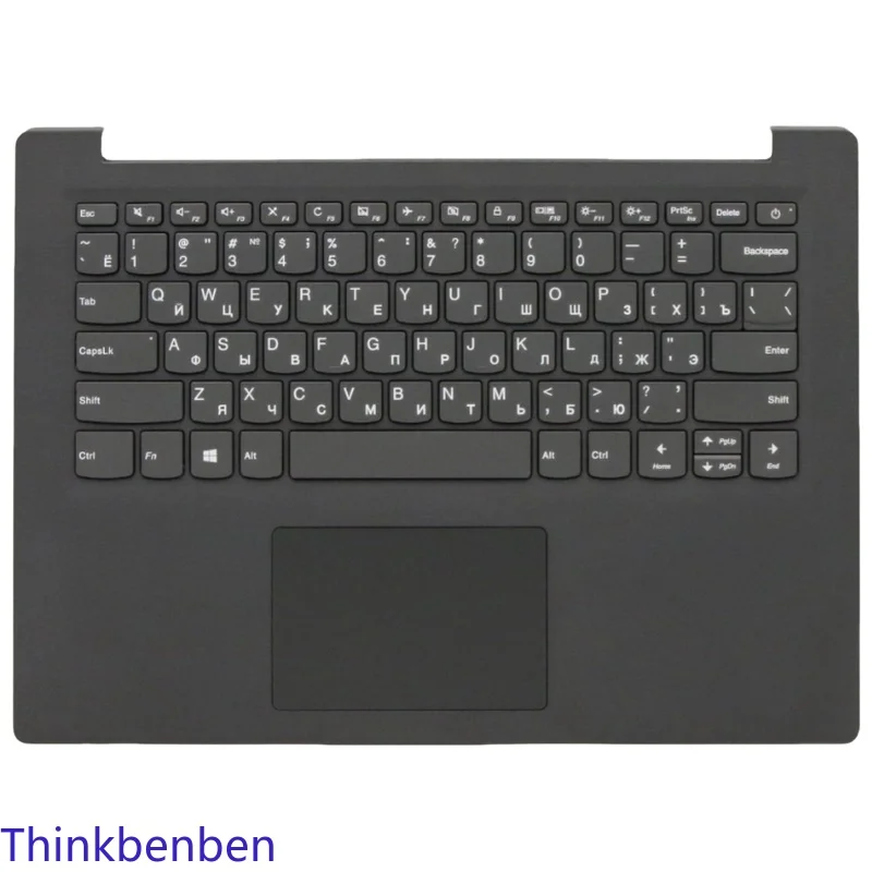 RU Russian Texture Iron Gray Keyboard Upper Case Palmrest Shell Cover For Lenovo V14 ADA ARE IGL IIL IKB IWL 5CB0X57127