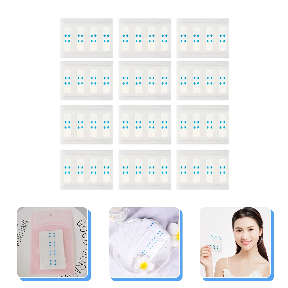 

80pcs Face Lifting Tape Invisible Pvc Tapes Eye Strips Neck Firm Skin Rational Design Slim V Face Shape Lift Patch