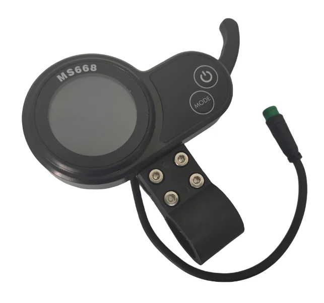 Wholesale MS668 60V 5Pin Electric Scooter Spare Parts 2 in 1 Speedometer Good Quality LCD Finger Throttle Display
