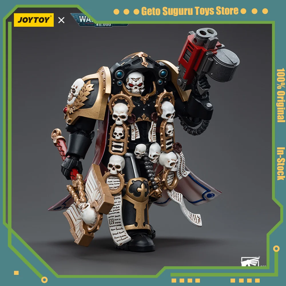 JOYTOY Warhammer 40K 1/18 Action Figure Ultramarines Terminator Chaplain Brother Vanius Anime Model Collection joints Toy Gifts