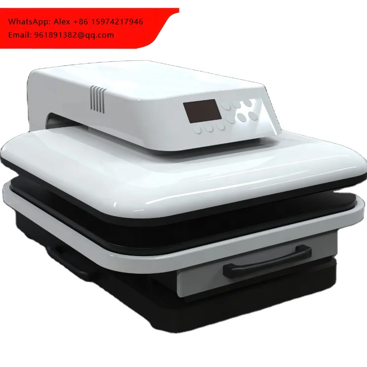 

Auto Adjustable Pressure Sublimation Electric Heat Press Machines Work With DTF Printing For T Shirt Clothes Transfer Printing