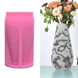 Resin Vase Silicone Mold Round Shape Vase Resin Casting Mold Makeup Brush Holder Flower Arrangement Vase Ornament Mold