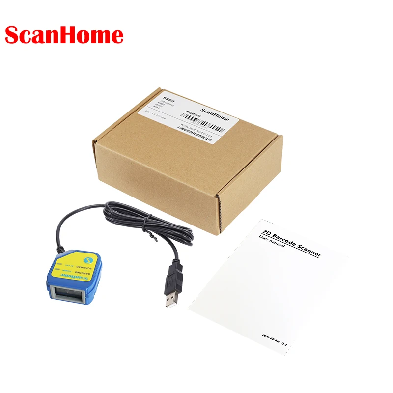 ScanHome Escáneres de código de barras de montagem fixa Leitores de código de barras incorporados USB RS232 1D/2D QR PDF417 DPM PLC485hands-free