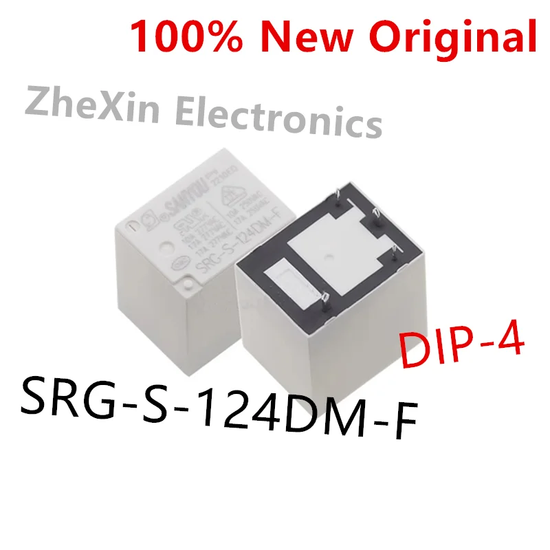 5-10PCS/Lot  SRG-S-124DM-F 、SRG-S-112DM-F 、SRG-S-105DM-F  DIP-4  New original small power relay