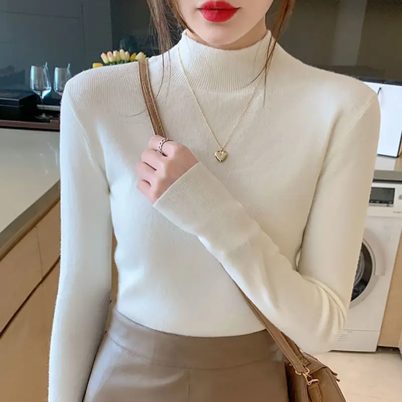 Sweaters Jumpers Womens Korean Clothing Woman Jerseys Punk Spike Detail Ultra-Short Nightclub Party Subculture Scene Comfortable