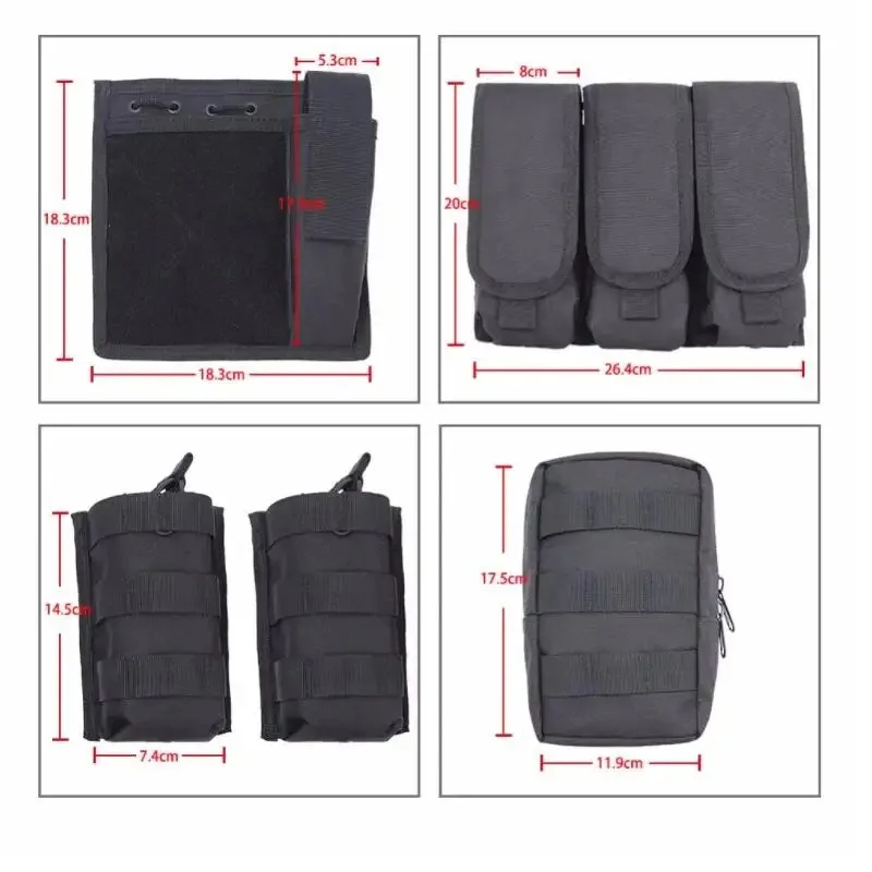 Multi-functional wear-resistant tactical vest outdoor training clothes outdoor equipment protective waistcoat