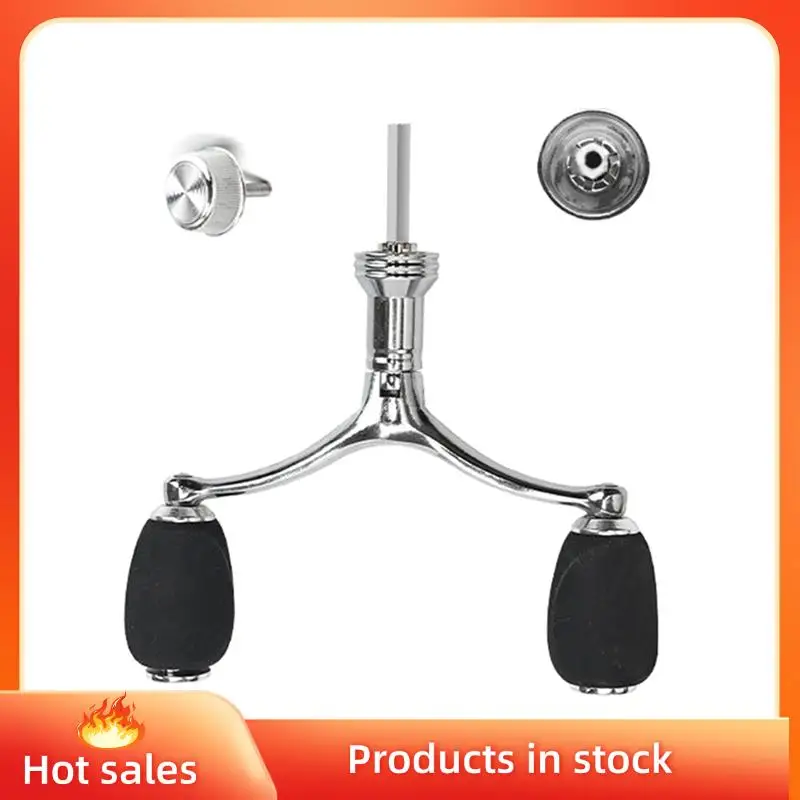 B53C Spinning Reel Handle Replacement Modified Fishing Wheel Rocker Universal Change Handle Spinning Wheel Folding Rocker Arm