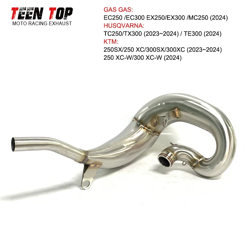 2 Stroke Offroad Bike Exhaust For GasGas EC250 EC300 EX250 EX300 MC250 Motorcycle Exhaust Header Connect Original Muffler 2024