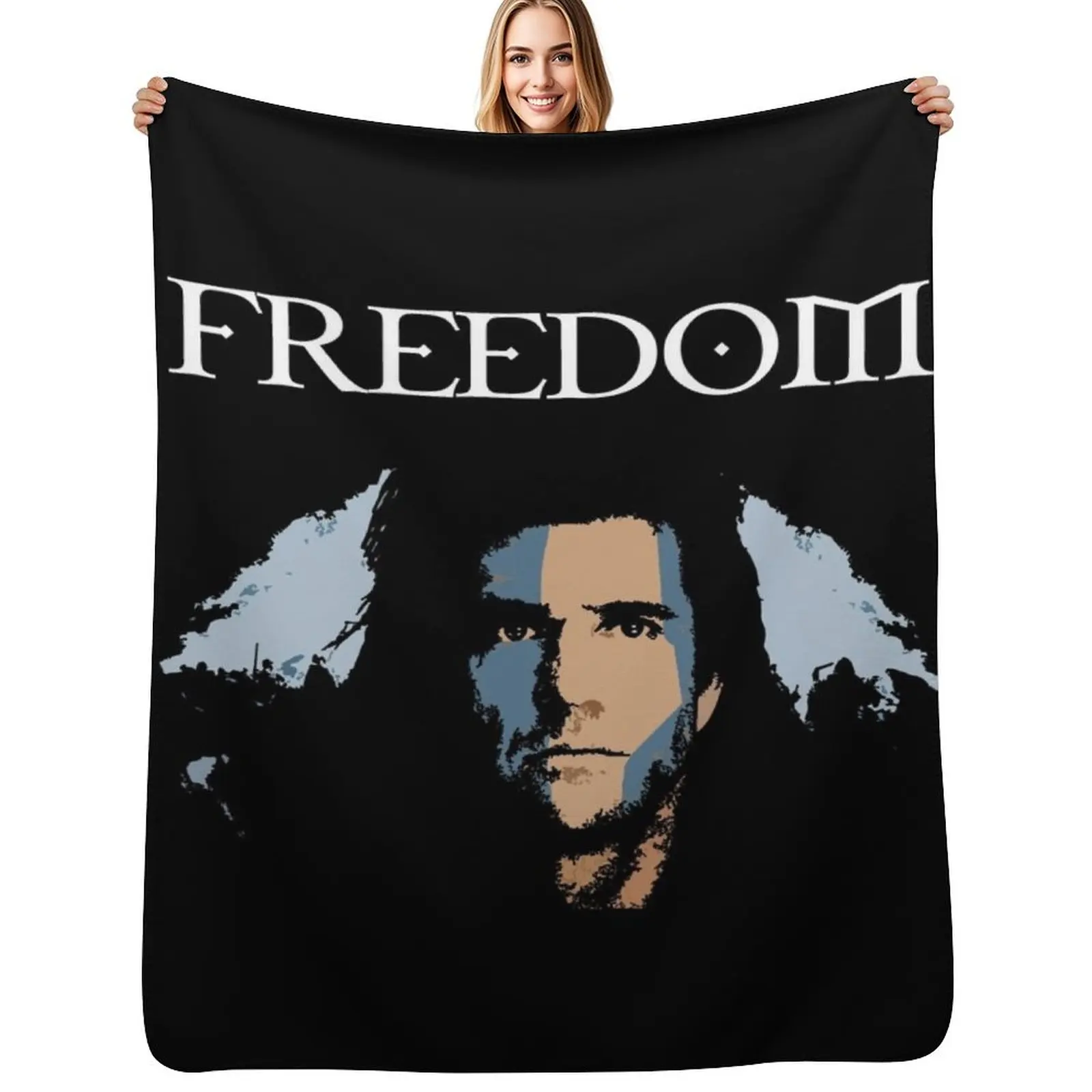 

FREEEDOM! Throw Blanket Personalized Gift warm winter Blankets