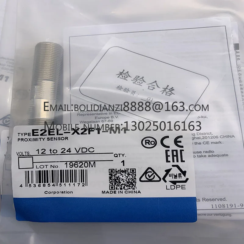 Sensor de interruptor de proximidad Original E2EL-X8MF1-M1 E2EL-X8ME1-M1