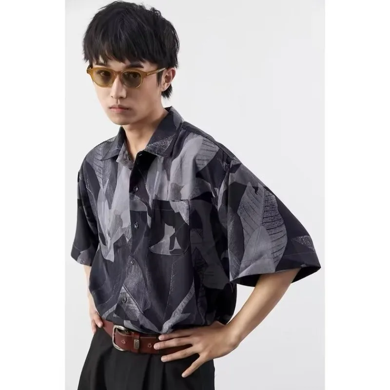 Camisa De Verano De Manga Corta Con Estampado Floral, Top Unisex De Manga Corta, Ropa De Playa Para Vacaciones En Hawái