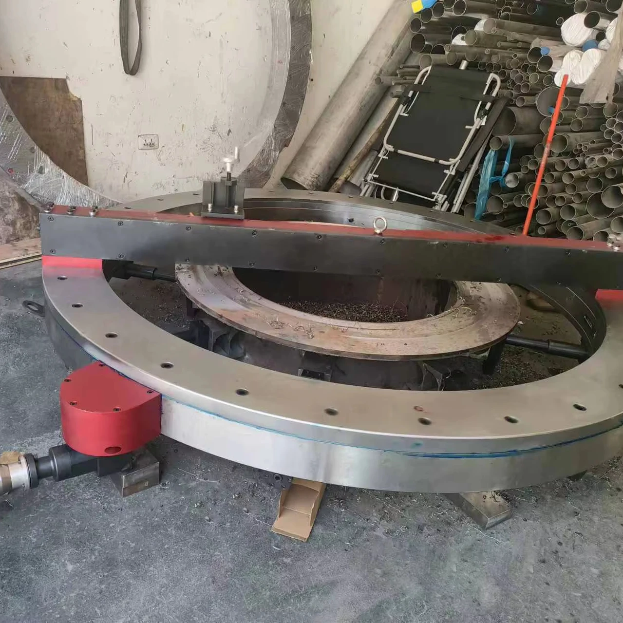 SFP-1500 External Mount Flange Facer Portable Flange Facing Machine For Od 0-1500mm