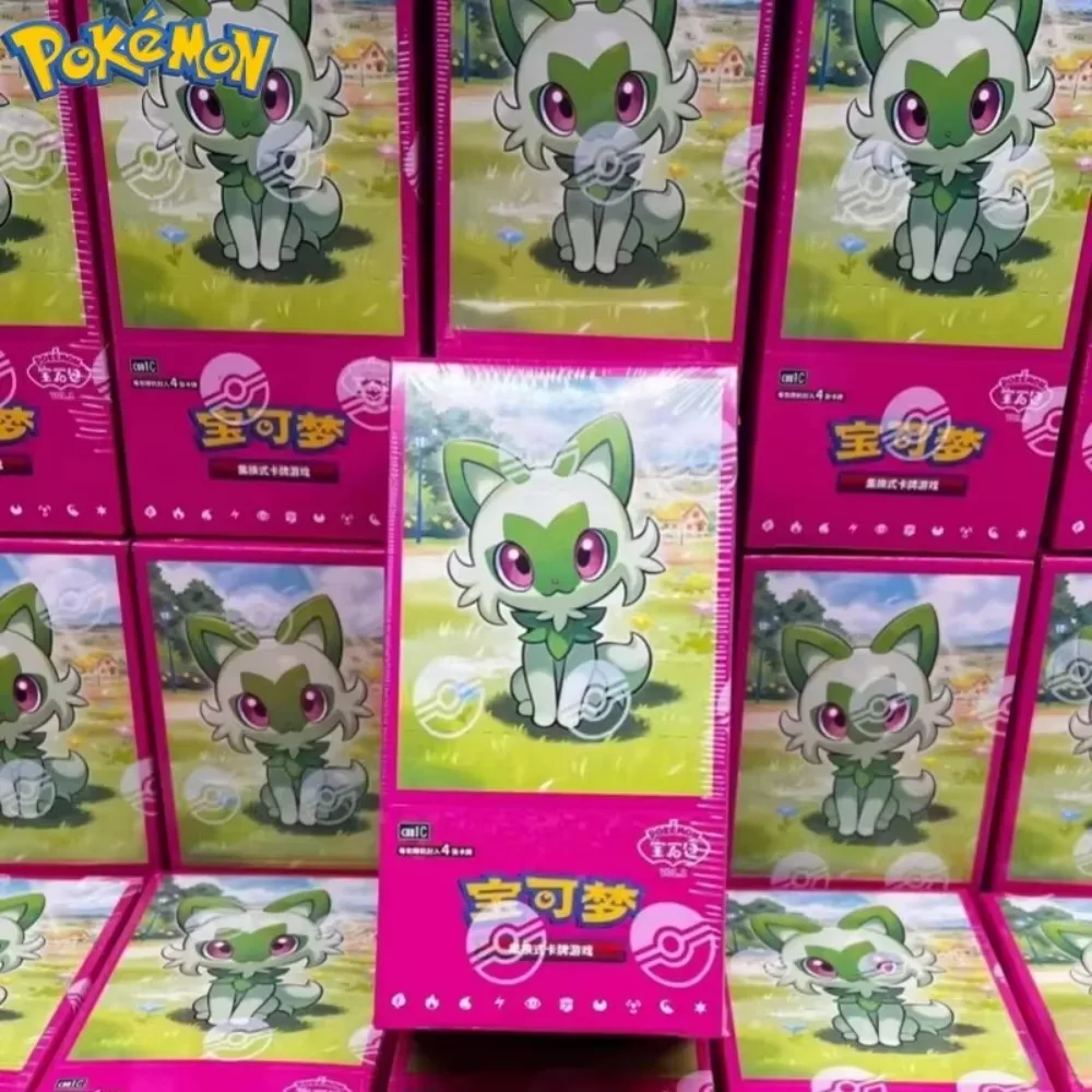 Penjualan Kotak Baru Asli Pokemon Ptcg Kartu Permainan Koleksi Tas Permata Magnet Kulkas Dek Tinggi Ibrahimovic Pikachu Hadiah Mewah