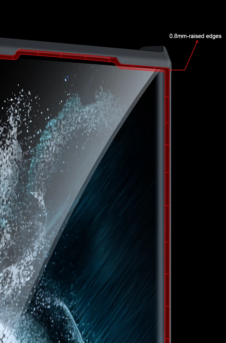 Xundd Hülle für Samsung Galaxy S24 S25 S26 Ultra, für S25 S23 Plus S21 Ultra FE, Airbag-Stoßschutz, PC&TPU Rückseite, transparente Abdeckung – Detail 8