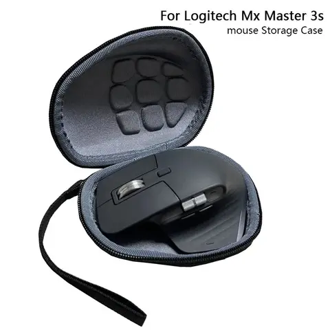 Portable Hard EVA Travel Case for Logitech MX Master 3S Wireless Mouse Waterproof Mice Bag for Logitech MX Master 3S