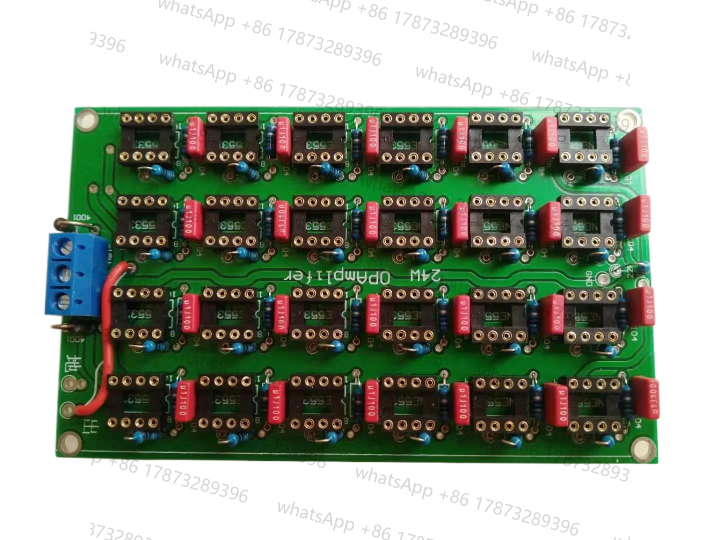 

24 Open Mouth Operation Amplifier NE5532 Chorus Ultra-low Distortion 24W Power Amplifier Board Mono Power Amplifier Semi-finishe