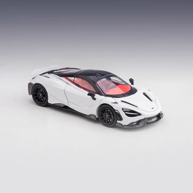 New In Stock Masdi 1:64 Mclaren 765lt Supercar Alloy Miniature Mclaren Mcl1009 Diecast Sports Carmodel Custom Toys Kids Gift