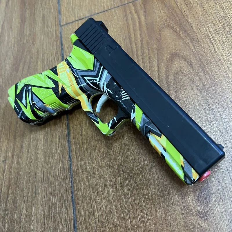 Kerstcadeau Kinderspeelgoedpistool Speciaal kristalpistool Waterkoelpistool Handmatig laden Speelgoed Water Soft Bullet Gun
