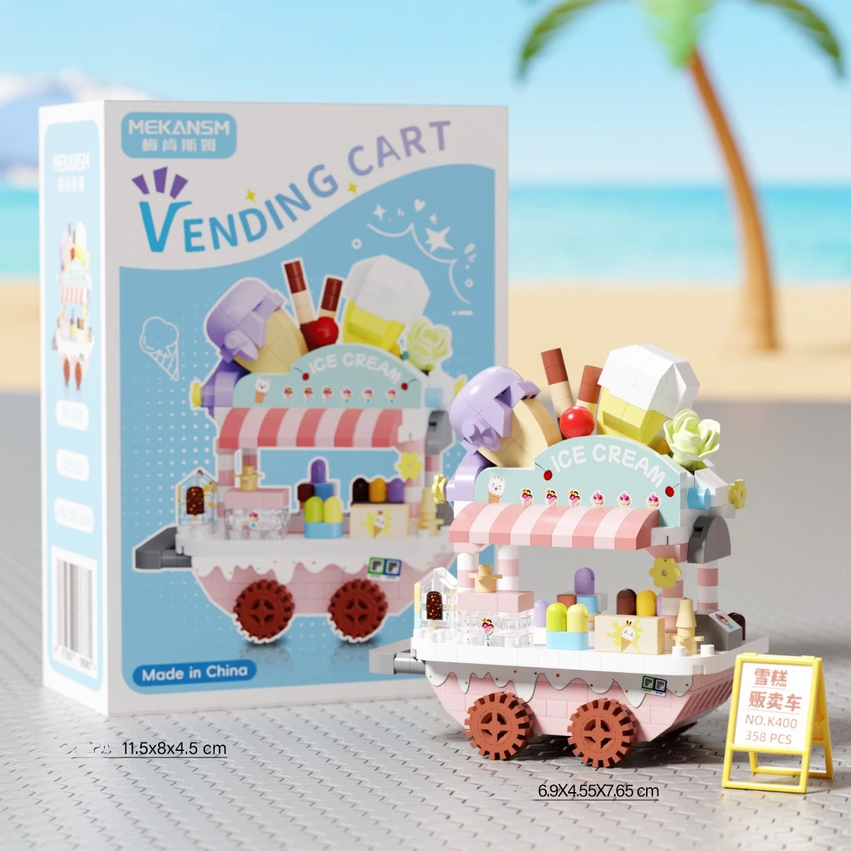 Mini Klocki do Układania Zabawka Budowlana Widok Ulicy Miejskiej Sklep Mikro Dom Klocki Zabawki Festiwalowy Zestaw Klocków do Dekoracji Domu