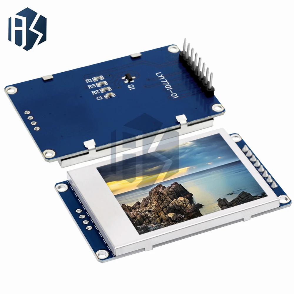 EGBO 1.77 polegadas TFT LCD tela 128*160 1.77 TFTSPI TFT módulo de tela colorida módulo de porta serial