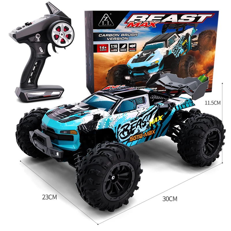 Zll Sg116max/Sg116pro 1:16 40/80 Km/h 4wd Rc Auto Hoge Drift Snelheid Led Koplamp Auto Speelgoed