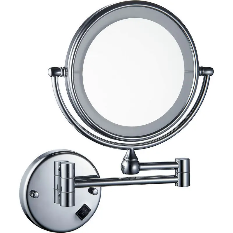 

LED light filling light mirror folding dressing beauty mirror makeup bathroom enlargement
