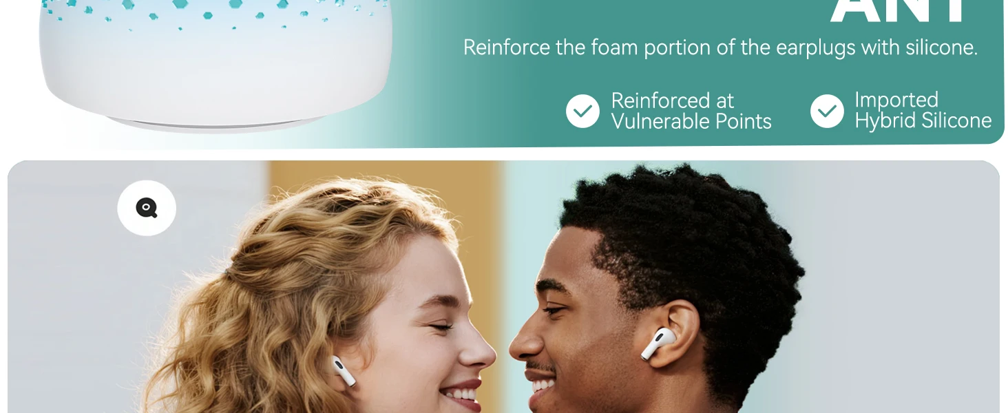 HAPPORIA Silikon-Ohrstöpsel für AirPods Pro 3, Ersatz-Ohrhörer, Geräuschreduzierung, rutschfeste Ohrkappen, sicherer Sitz, weiche Ohrpolster – Detail 5