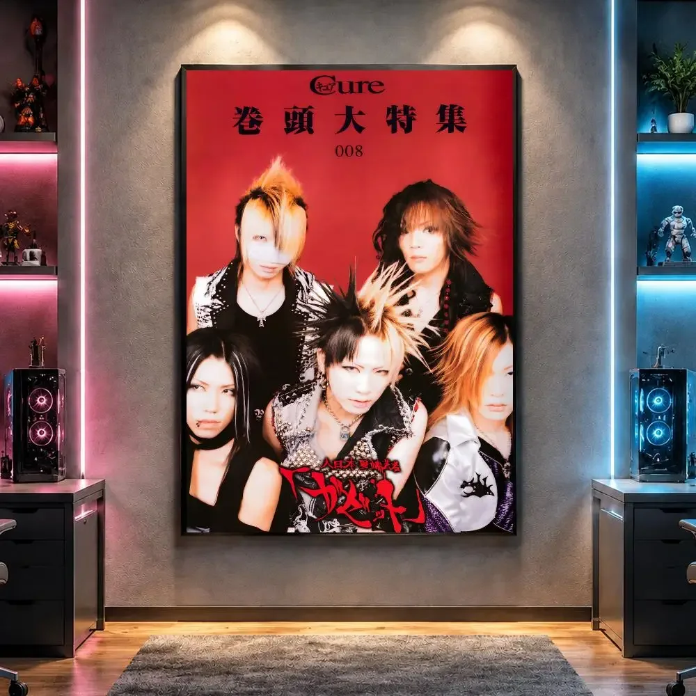 Band T-The GazettE Visual Kei Rock Poster Wall Art Bedroom Living Room Dorm Bar Cafe Gym Studio Home Decor Gifts