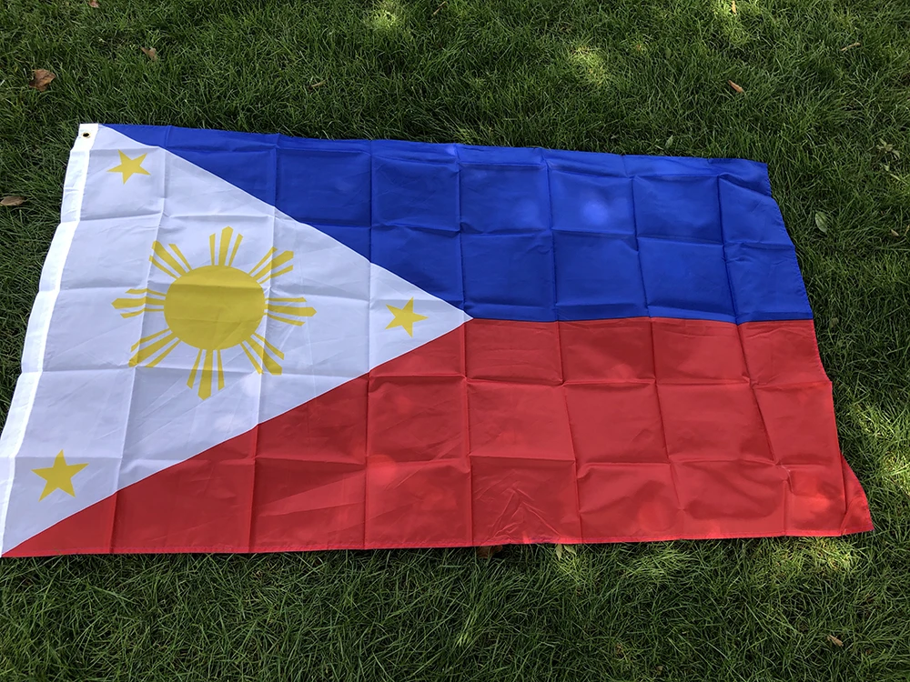 Himmel Flagge Philippinen National flagge 90x150cm 3 x5fts Polyester hängende Flagge von Phl Ph Philippinen Pilipinas Philippinen Flaggen