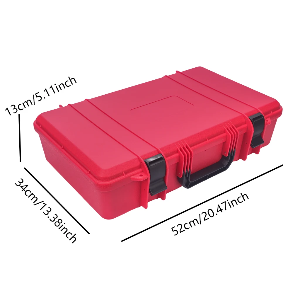 Safety Hard Carry Case Tool Box With Foam Storage Box Instrument Toolbox Hard Plastic Case Tool Box Organizer