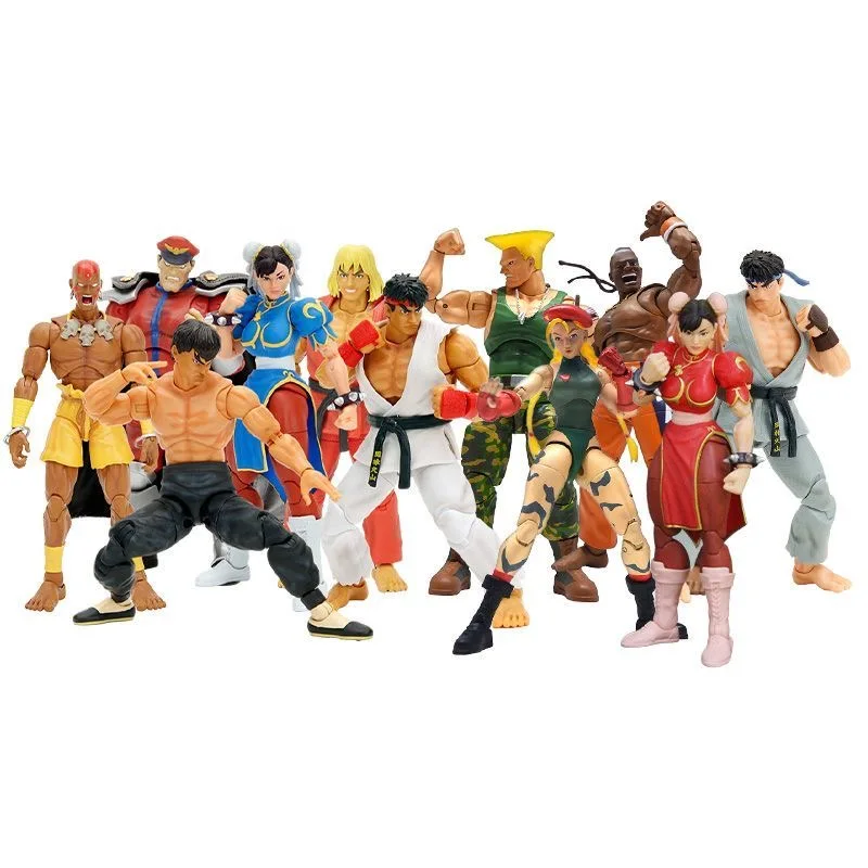 

Новая оригинальная игрушка-фигурка Jada Toys Ultra Street Fighter II M.Bison Dhalsim RYU Chun Li Fei Long Ken 6 дюймов