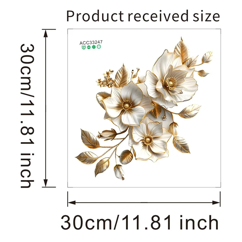 Waterproof Self Adhesive Beautiful Lotus Toilet Cover Sticker Decorative Bathroom Decor Easy to Apply No Tools Required
