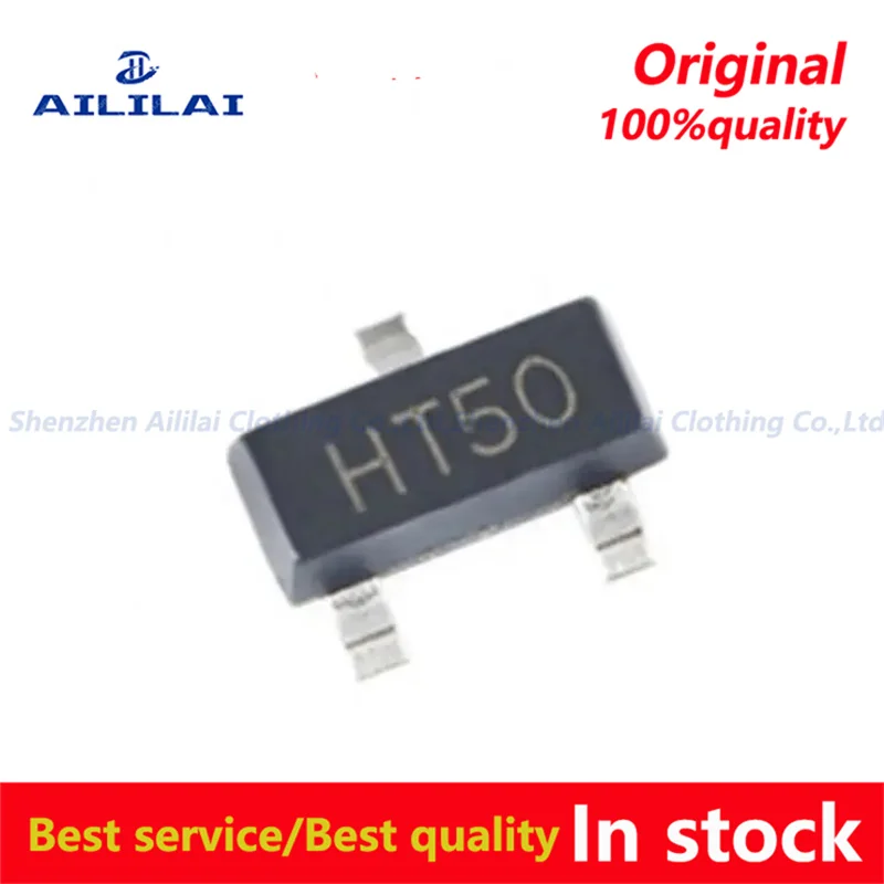 10Pcs New original HT50 HT7550S package SOT-23 100% new Transistor MOSFET N-Channel