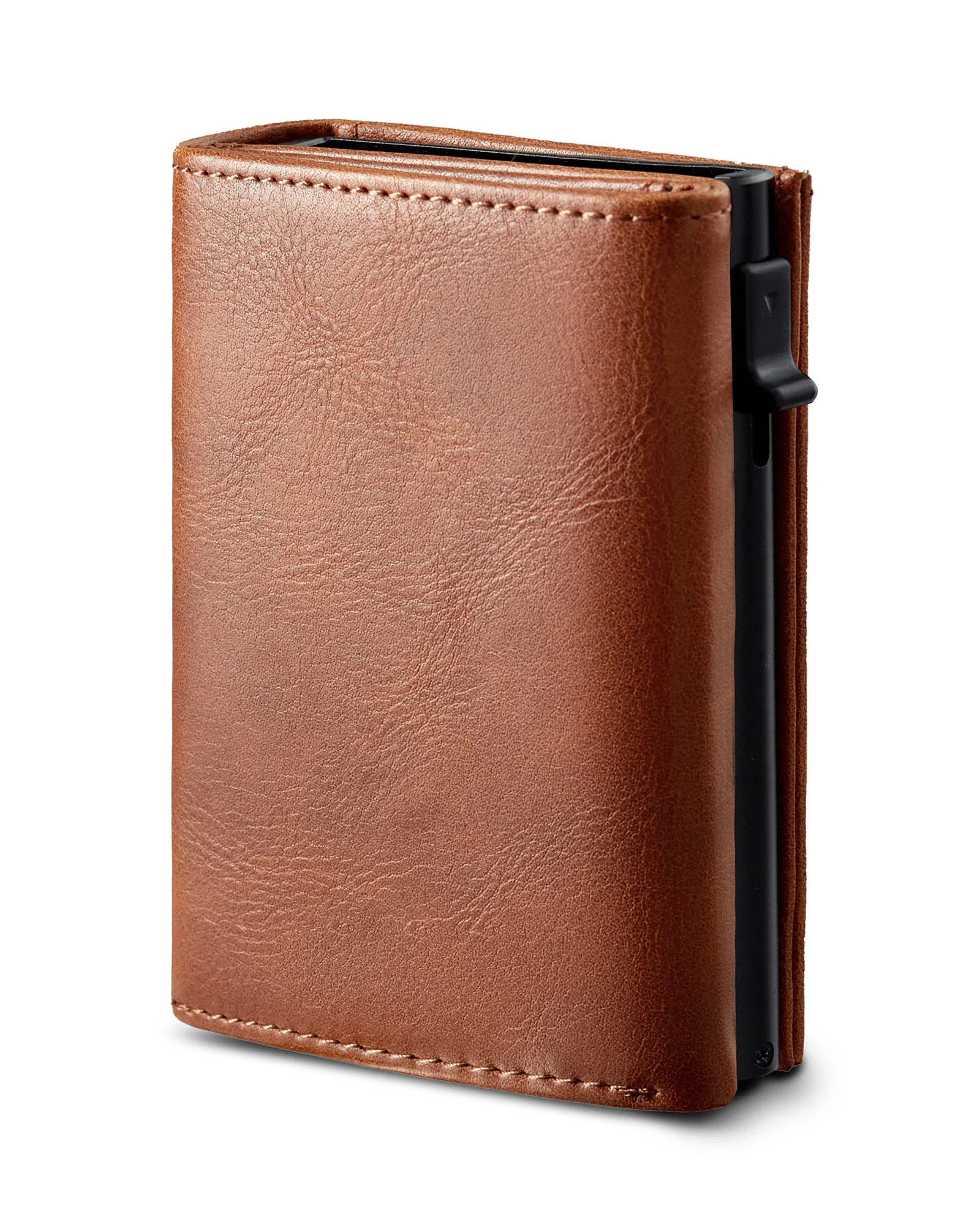 Men's Custom Wholesale RFID Blocking Slim Card Holder Genuine Leather Wallet Bifold Trifold - Mens Leather Wallet