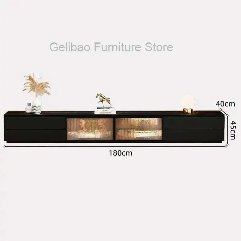 

Storage Luxury Black Tv Stand Premium Simple Large Tv Cabinet Elegant Trendy Mueble Organizador Habitación Living Room Furniture