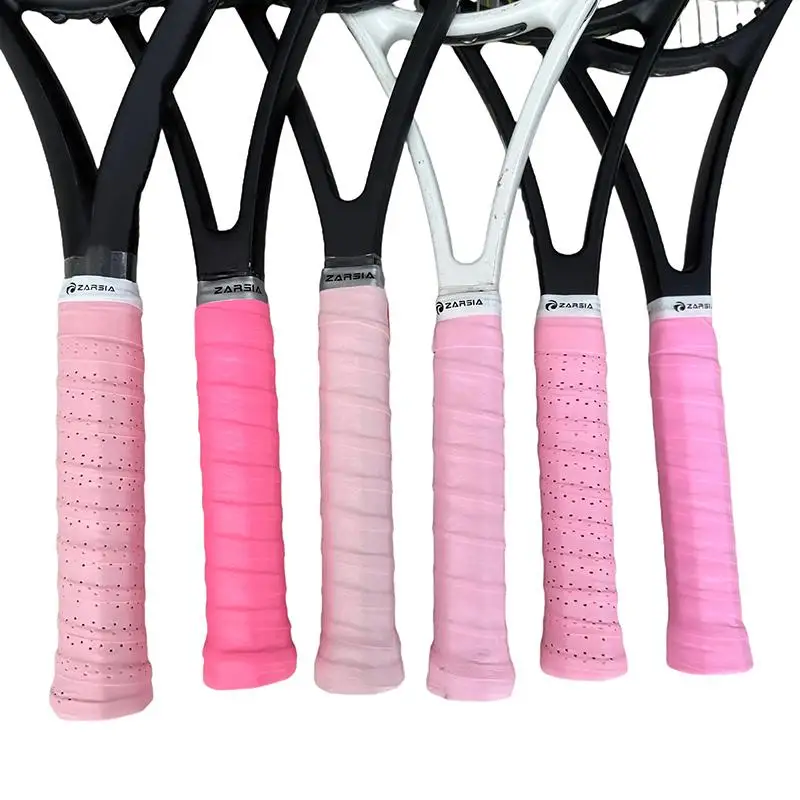 【OD】Pink Tones Anti-slip Tennis Overgrips Tacky Feel Badminton Racket Grips Tennis Racket Sweatbands Absorbed Wraps Tapes Gri