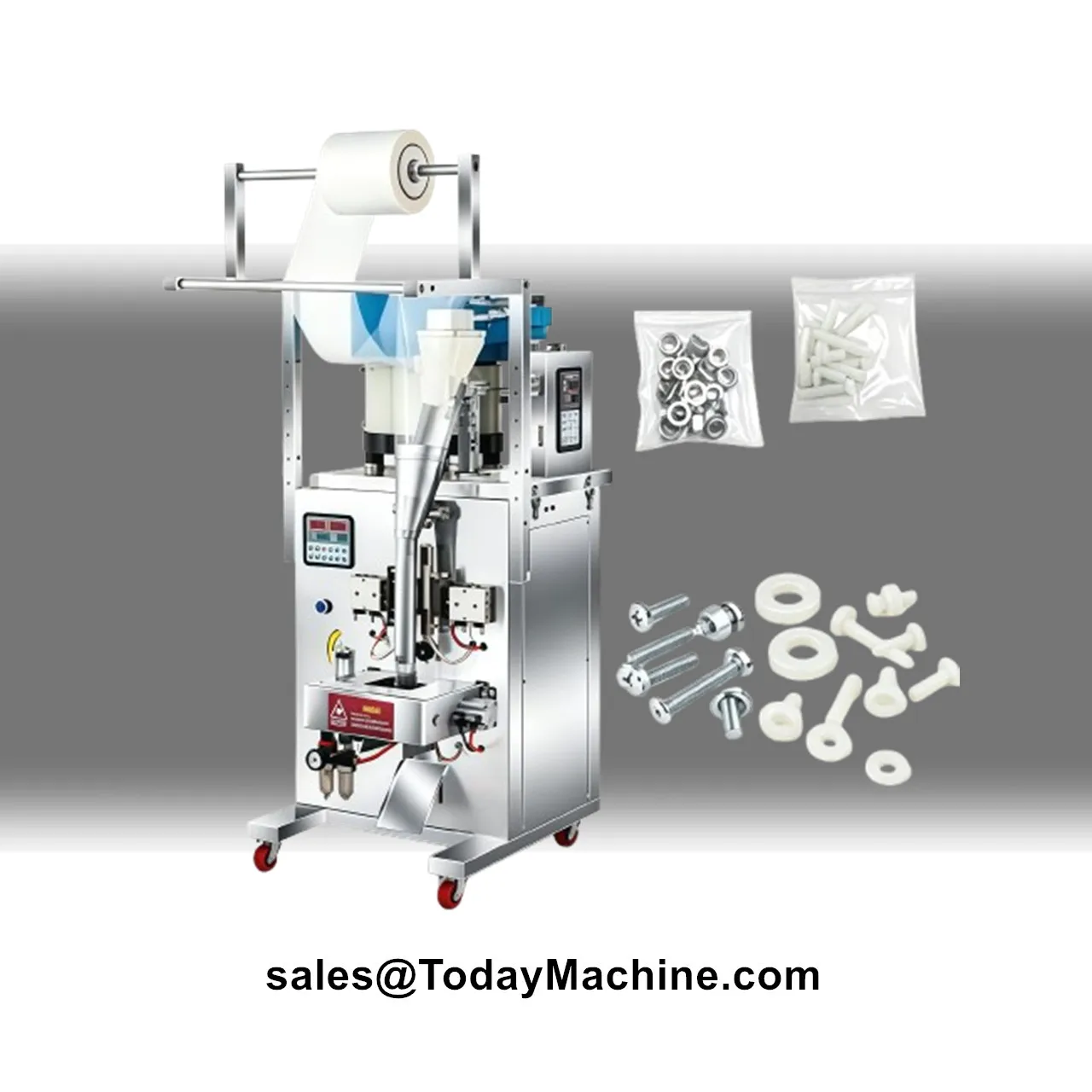 Automatic Screw Bolt Metal Hardware Counting Filling Bagging Packing Machine