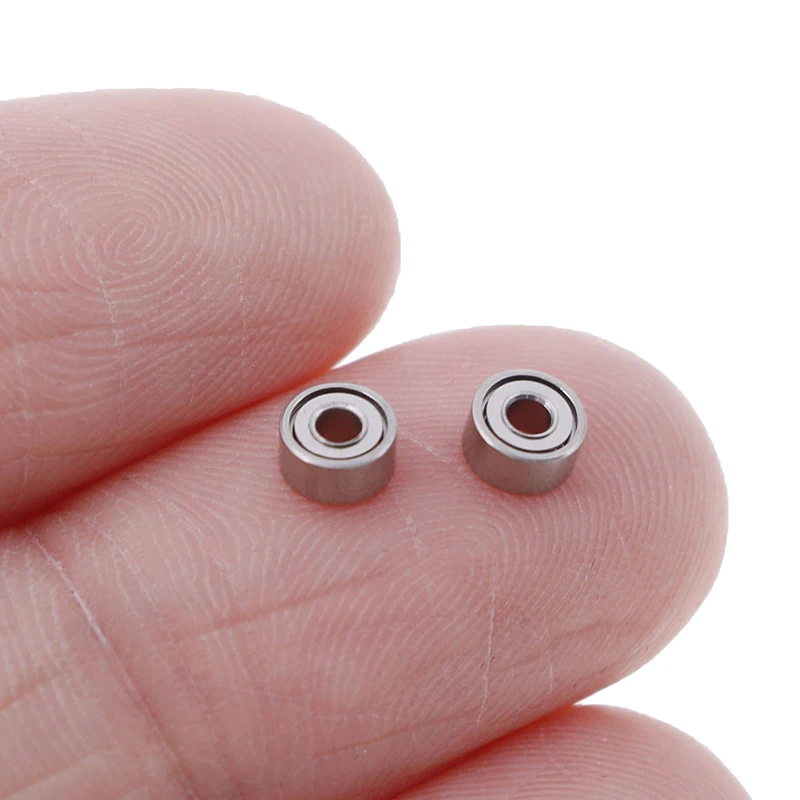 10 шт. миниатюрные шарикоподшипники двигателя 681XZZ L-415ZZ, внутренний диаметр 1,5*4*2 мм, маленькие подшипники для аэромоделювання