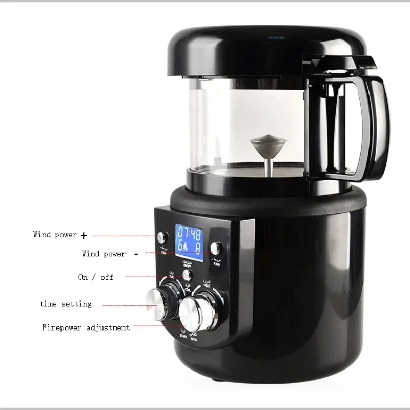 Home Coffee Roaster Electric Mini No Smoke Coffee Beans Baking Roasting Machine 110-240V 1400W حماصة قهوة