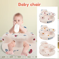 Inflatable Baby Chair Portable Baby Sofa Breathable Inflatable Baby Chair PVC Multifunctional Seat Practice Sitting Bath Stool
