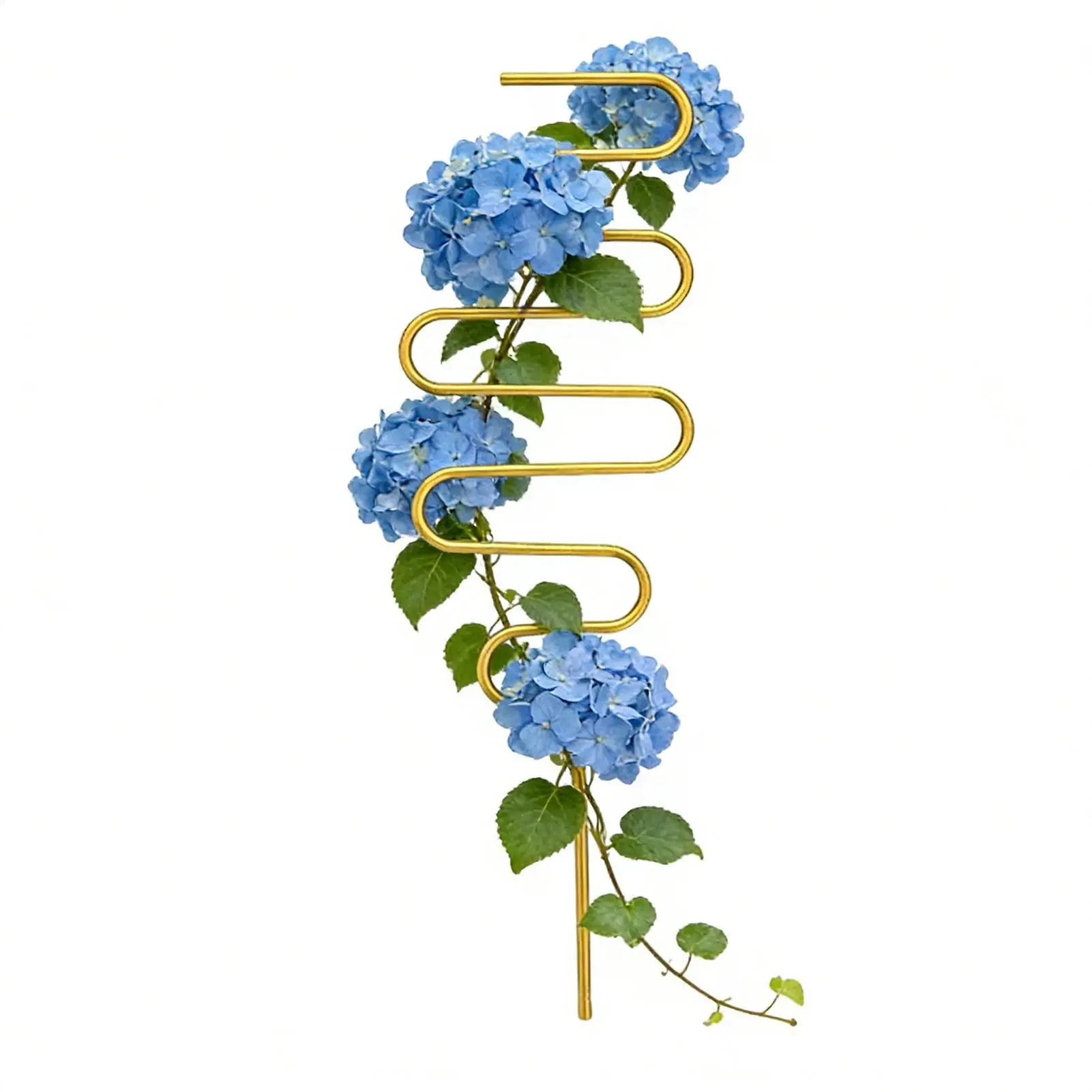 Plant Stakes Iron Plant Support Stakes Flowerpot Decorations Garden Supplies Flower Pot Bracket Rust-proof Plant Sticks Garden