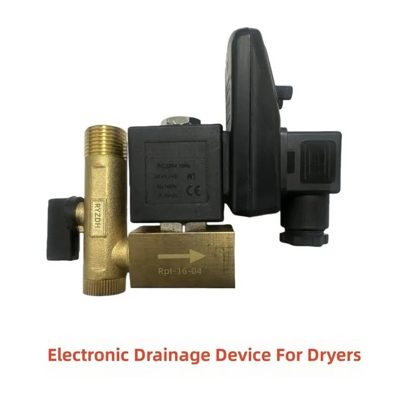 for RPT-16-04 Electronic Drain Valve Cold Dryer Gas Storage Tank Automatic Solenoid Valve 220V