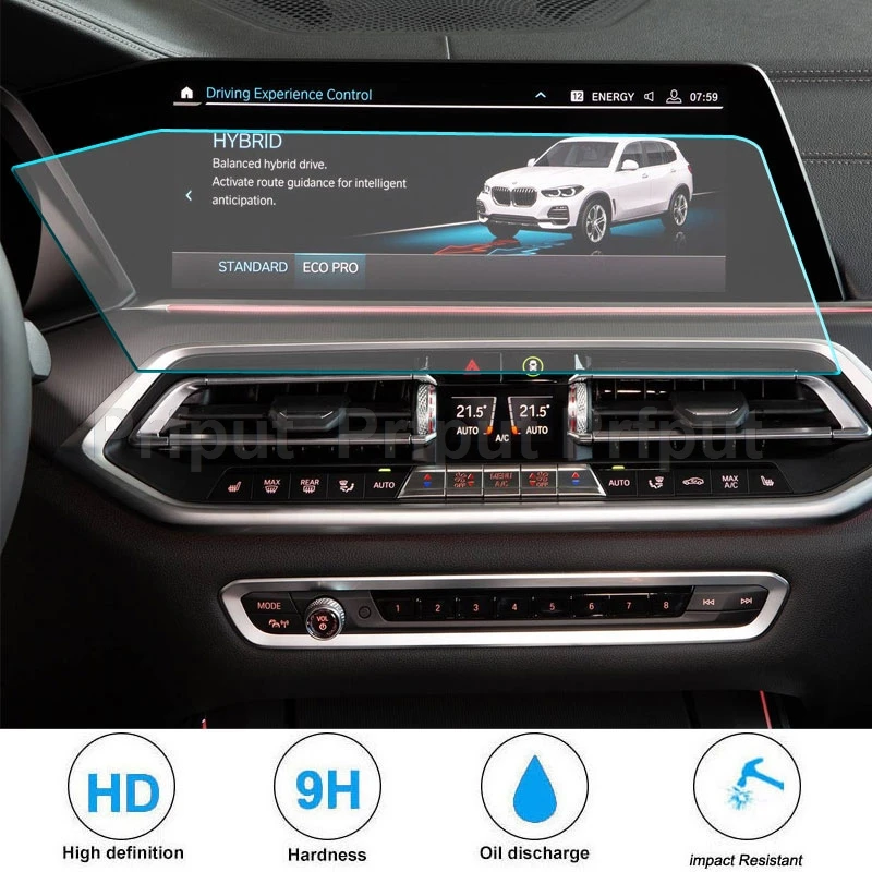 

Защитная пленка для экрана из закаленного стекла для BMW X5 M50i X5 M X5 xDrive45e X5 xDrive40i 2021-2022 12,3 дюймовый автомобильный радиоприемник GPS-навигатор