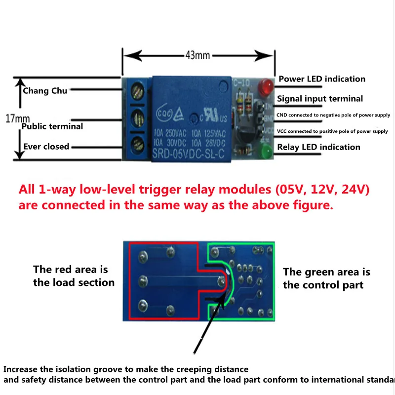 وحدة مرحل 1/2/4/6/8 ، وحدة 5/12/24V ، 8 قنوات ، خرج مرحل optolink 1 2 4 6 ، وحدة مرحل 8 قنوات ، مشغل مستوى منخفض