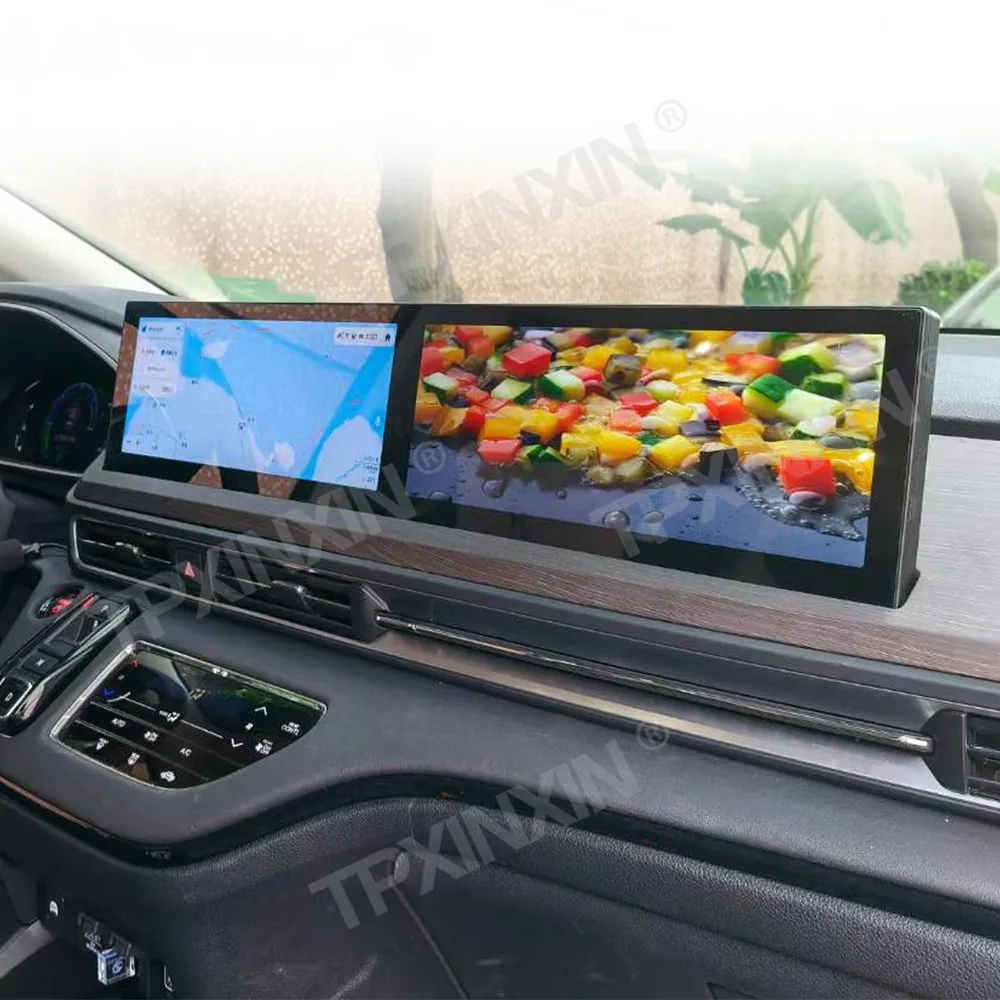 High quality Dual Link 12.3” screen Multimedia player for Honda Odyssey 2022-2024  8 core Android 13 carplay android auto 360