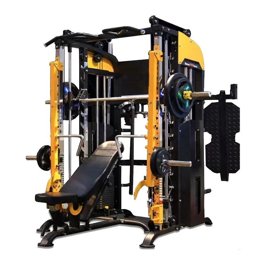 

Best Quality Home Gym Fitness Equipment Buy Online Multi Functional Trainer Force Smith Machine