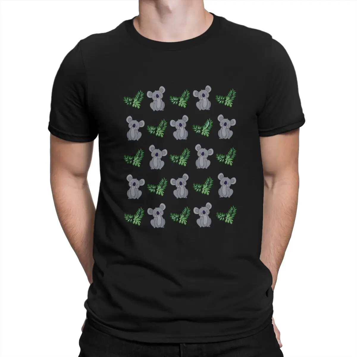 Cute  Pattern Unique TShirt Australian Koala Casual Polyester T Shirt Newest T-shirt For Men Women